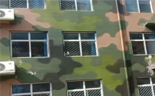 吴忠墙面军用迷彩施工方案