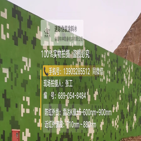 吴忠专业承接园区围墙迷彩喷涂、
